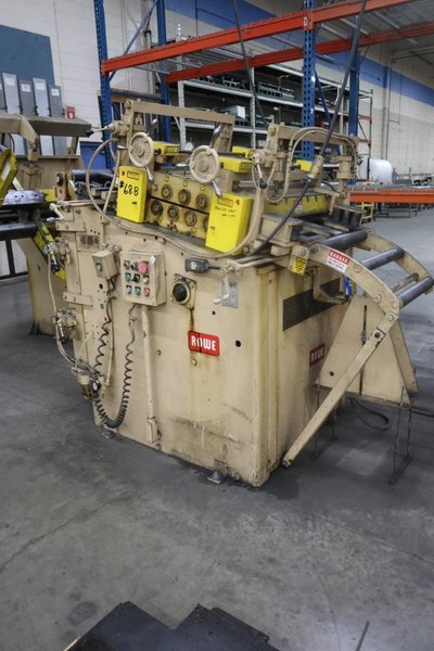 Bliss SC2-500 500 Ton Straight Side Punch Press, Double Crank, 12" Stroke, with Rowe Press Feed, Controls and Coil Reel