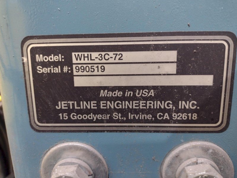 JETLINE MODEL #WHL-3C-72 WELD HEAD LOCATOR &amp; POSITIONER: STOCK #18678
