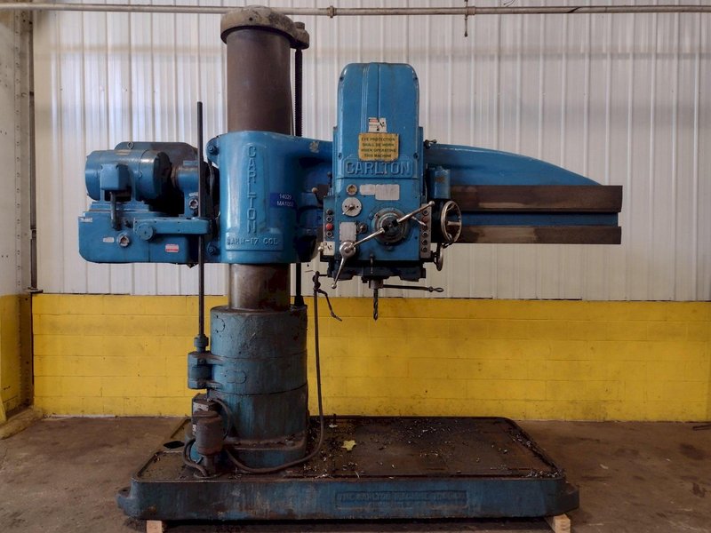 6&#039; X 17&quot; CARLTON MODEL #4A RADIAL ARM DRILL: STOCK #17043