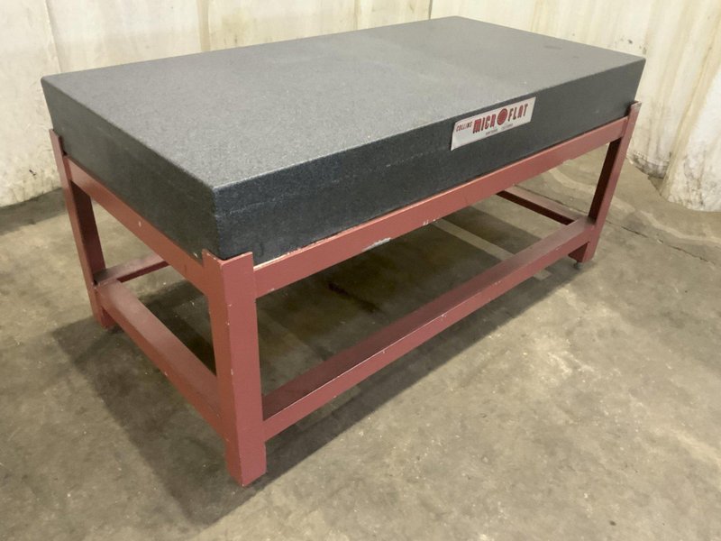 72" X 36" COLLINS MICROFLAT GRANITE SURFACE PLATE: STOCK #81076