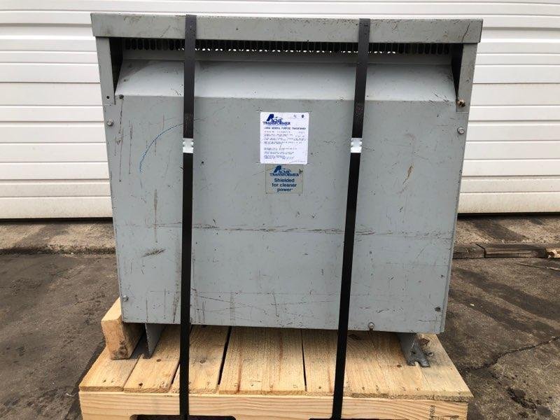 75 KVA ACME 480D TO 480Y/277 VOLT ELECTRICAL TRANSFORMER: STOCK #10847