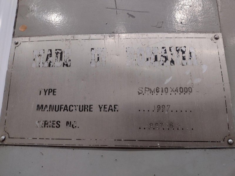 25&quot;/35&quot; X 157&quot; HERCULES MODEL #SPM-630x4000 GAP BED ENGINE LATHE 4&quot; HOLE: STOCK 12137