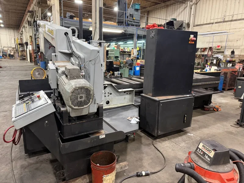 Used Hyd-Mech 20" x 30" fully automatic mitering bandsaw model M-20A-120