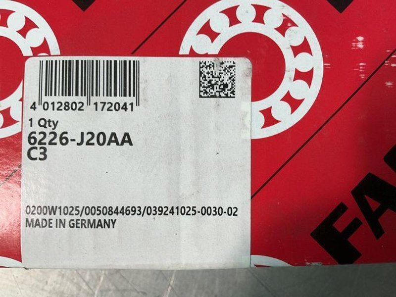 Fag Bearing - 6226-j20aa C3