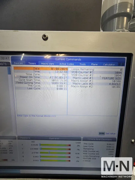 HAAS UMC-750 CNC Universal Machining Center, 2019