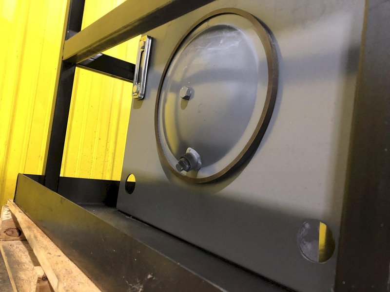 HYDRAULIC OIL RESERVOIR &amp; WORK TABLE: STOCK #16578