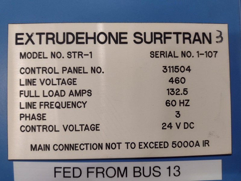 EXTRUDE HONE / SURFTRAN MODEL #STR-1 HIGH PRESSURE WASHER &amp; DEBURRING SYSTEM W/ STORCH DEMAGNETIZER MACHINE: STOCK #19369