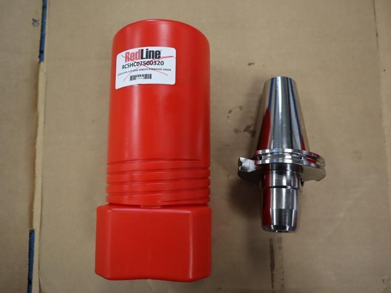 Redline RC5HC07500320 CAT50 .7500 Bore Dia, Hydraulic Chuck, 3.19 Gage Length.