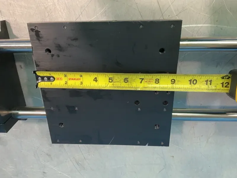 THOMPSON INDUSTRIES 9” X 9” LINEAR MOTION PLATE   -  2AA16AXBL