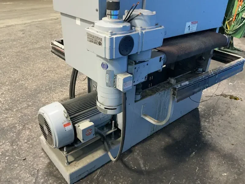 TIMESAVERS INC. 36”X50” CONVEYOR BELT WIDE BELT SANDER AND ABRASIVE FINISHER  -  137-LMPM/75