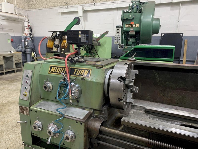 18&quot; x 40&quot; Mighty Turn Model ML-1840GL Gap Bed Engine Lathe, S/N 99081440.