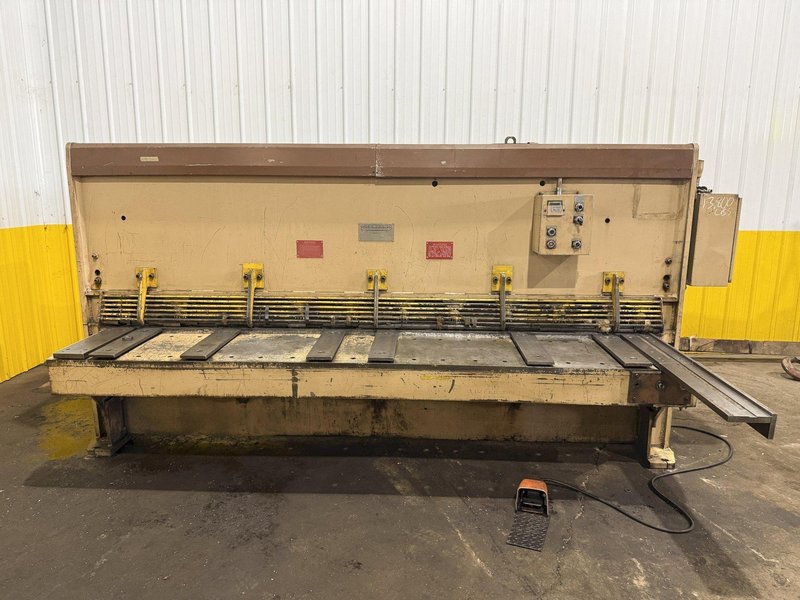 10' X 1/4" STANDARD INDUSTRIAL MODEL #AS250-10 HYDRAULIC POWER SHEAR: STOCK #23296