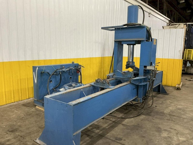 200 TON X 15' JAVELINA TRAVELING HEAD ROLLING FRAME HYDRAULIC STRAIGHTENING PRESS: YOBRO #25136