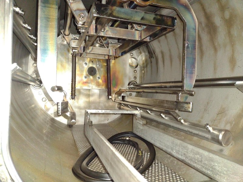 EXTRUDE HONE / SURFTRAN MODEL #STR-1 HIGH PRESSURE WASHER &amp; DEBURRING SYSTEM W/ STORCH DEMAGNETIZER MACHINE: STOCK #19369