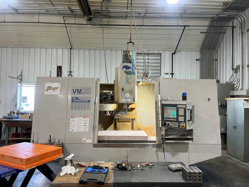 Milltronics Model VM25IL CNC Vertical Machining Center, S/N 10549.