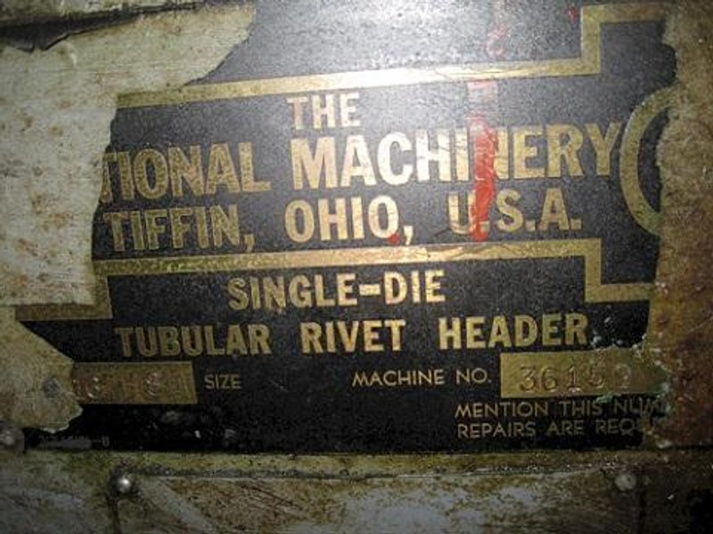 3/16&quot; NATIONAL HIGH SPEED DSSD TUBULAR RIVET HEADER