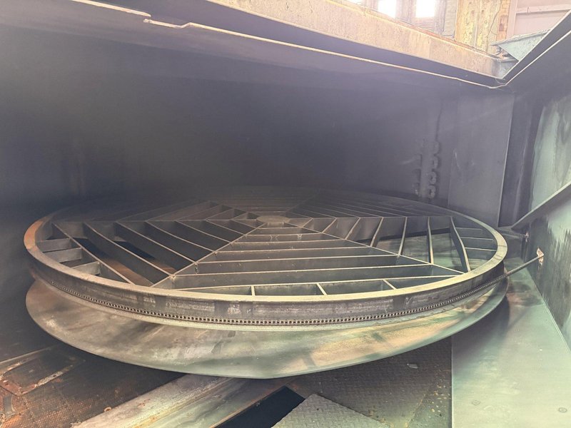 96" TABLE x 30" HIGH PROCECO MODEL #96-30-S ROTARY TABLE PARTS WASHER: YOBRO #26026