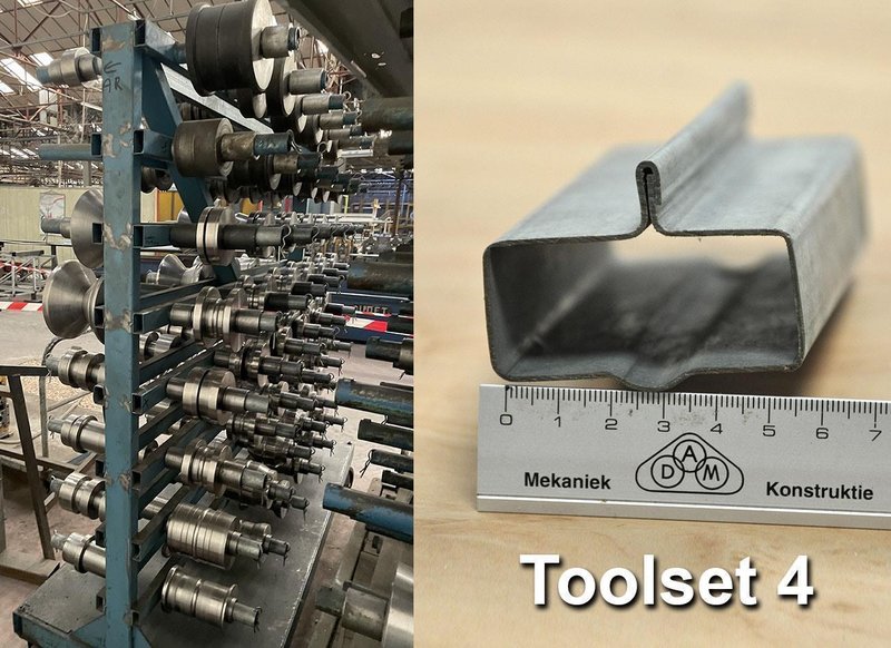 Jidet - rollforming line with 7 tool sets