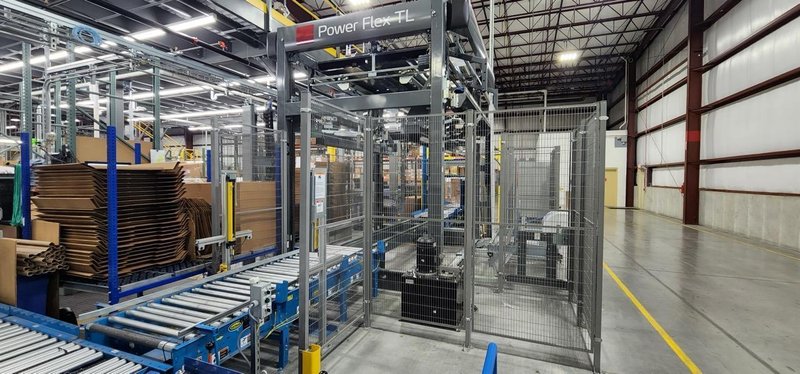 Lachenmeier HP121T Stretch Hooder – 2016 – Automated Pallet Stretch Bagger