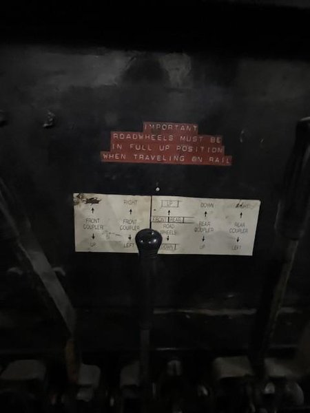 CHECKER RAILCAR MOVER STOCK# 3876