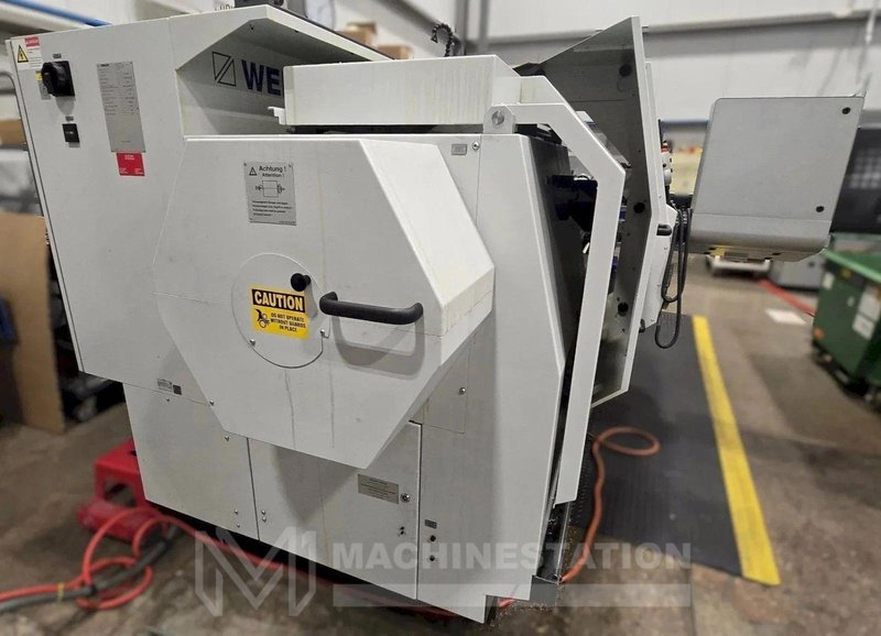 Weiler E80 x 4500 Flat Bed CNC Lathe – 2017 6.5″ Big Bore, 177″ Long Bed