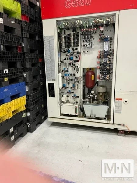 3 x Grob G520 5-axis CNC Vertical Machining Cell with robot/deburr station and integrated pallet FMS