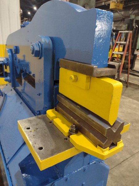 50 TON PIRANHA MODEL #P50 HYDRAULIC IRONWORKER: STOCK #23214