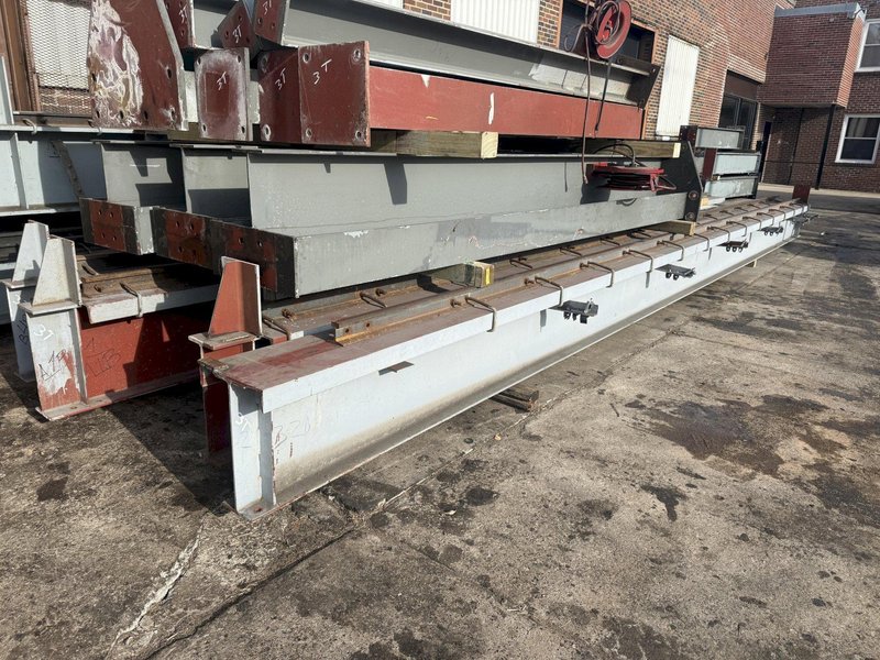 3 TON X 20' X 60' OSBORN SINGLE GIRDER CRANE SYSTEM, FREE STANDING, DETROIT HOIST: YOBRO #24535