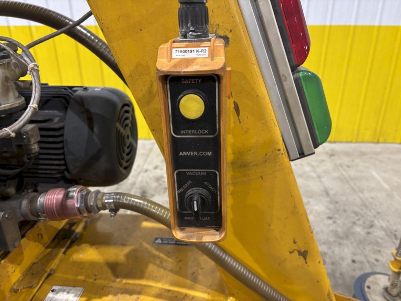 8,000 LBS X 60&#039; X 8&#039; ANVER MODEL  82001216 (E800M16-642A-8/53) VACUUM SHEET LIFTER, 2015: STOCK 22458