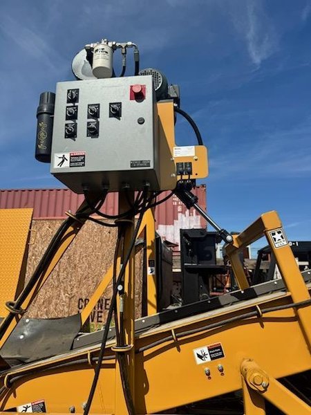 Logan RVP1410 Drive-Over Hopper Bottom Unloader Conveyor, 2024 – Portable Grain Truck Unloading System