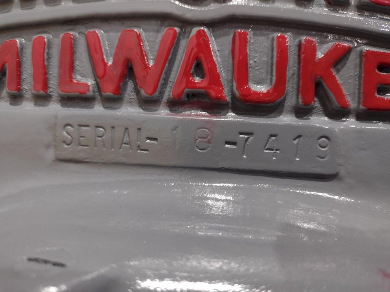 15 HP KEARNEY &amp; TRECKER MODEL #4CH VERTICAL MILL: STOCK #22776