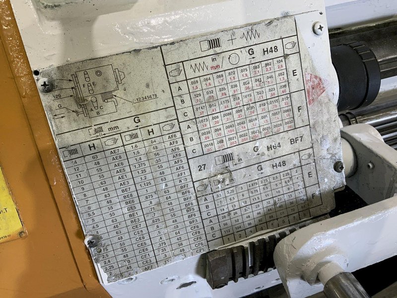 15"X 54" LEBLOND MAKINO ENGINE LATHE: STOCK #79836