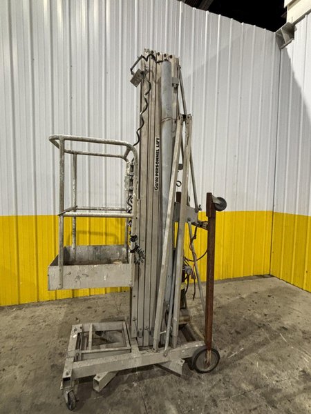 250 LBS X 36&#039; GENIE MODEL #PLC-36DC ELECTRIC MANLIFT AERIAL WORK PLATFORM: STOCK #23616