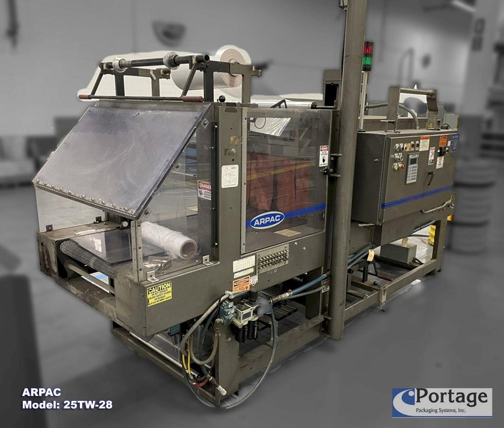ARPAC Model: 25TW-28 Intermittent Motion Tray Wrapper