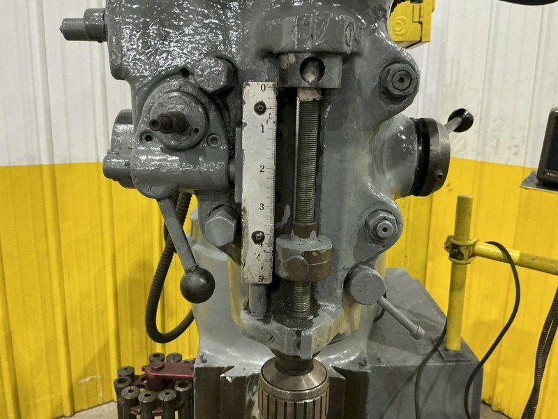 2 HP X 9" X 42" BRIDEPORT SERIES I VERTICAL RAM TYPE KNEE MILL DRO POWER FEEDS VARIABLE DRIVE: YOBRO #24264