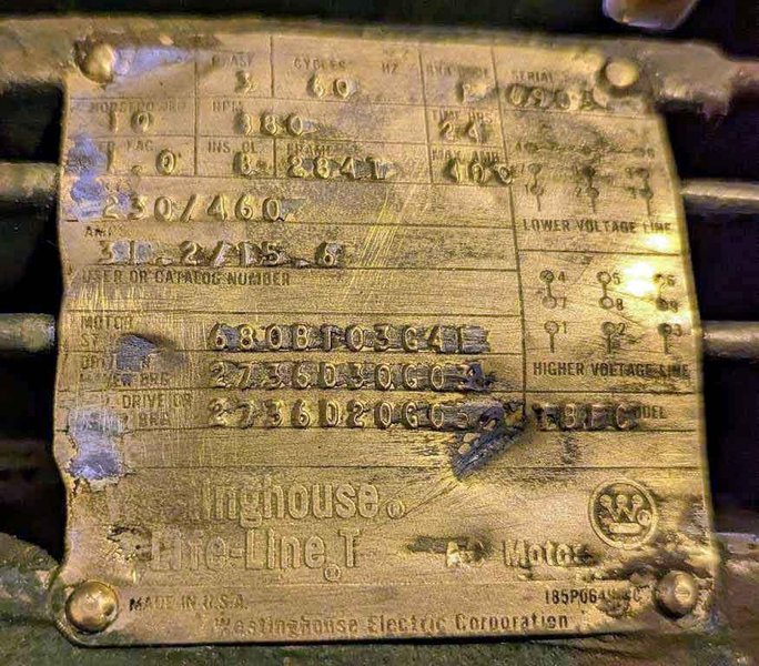 Shear, Angle &amp; Bar, Williams &amp; White, 100 Ton