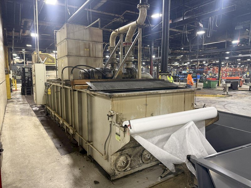 650 GPM D.E. SMITH MODEL #LVR-8725 VACUUM FILTER SYSTEM FOR GRINDING OPERATIONS, NEW 2013: YOBRO #24306