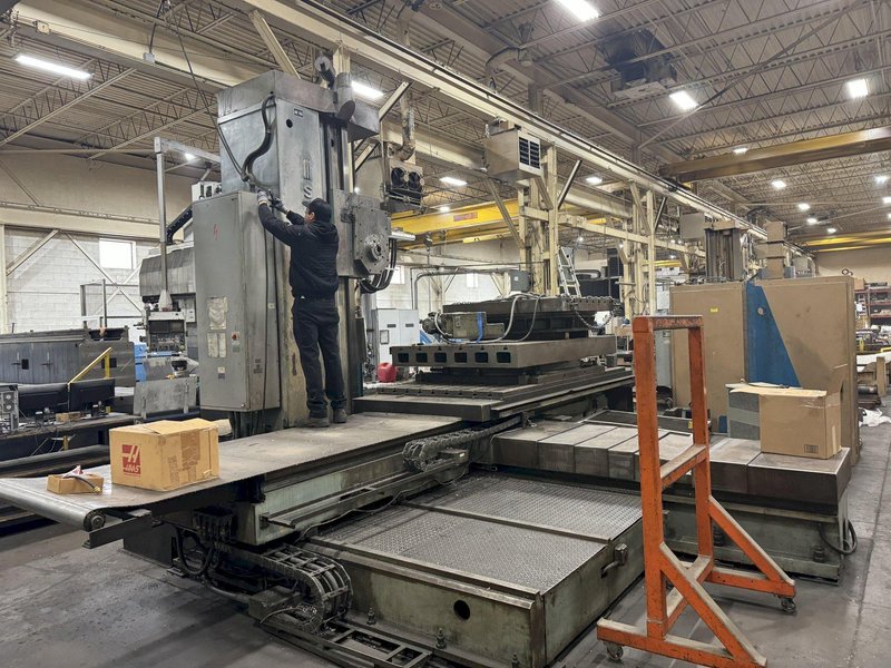 5&quot; SHIBAURA BFT-130PD TABLE TYPE HORIZONTAL BORING MILL. STOCK # 0131225