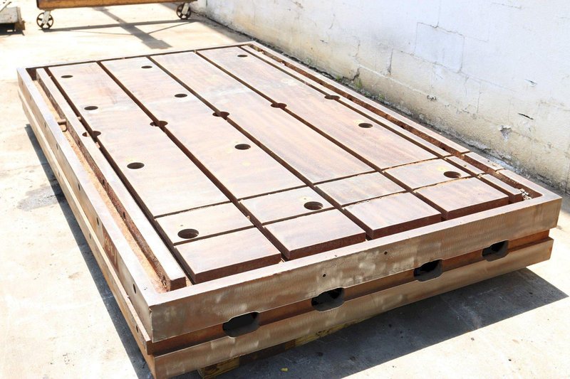 57&#039; X 103&#039; T SLOTTED TABLE: STOCK #68407