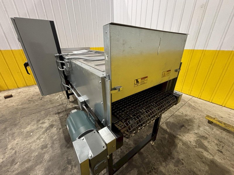540 DEGREE X 24" W X 8" H INTEK ELECTRIC MESH CONVEYOR TYPE INFRARED OVEN, NEW IN 2020: STOCK #23213