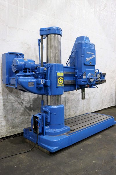 6&#039; X 15&#039; GIDDINGS &amp; LEWIS RADIAL ARM DRILL: STOCK #67605