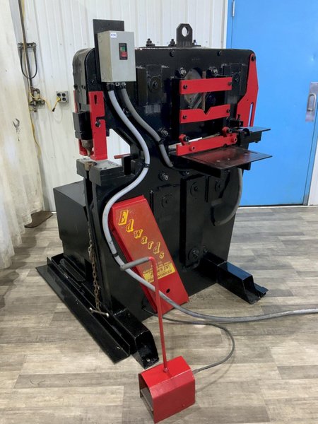 100 TON EDWARDS JAWS IV HYDRAULIC IRONWORKER: STOCK #80687