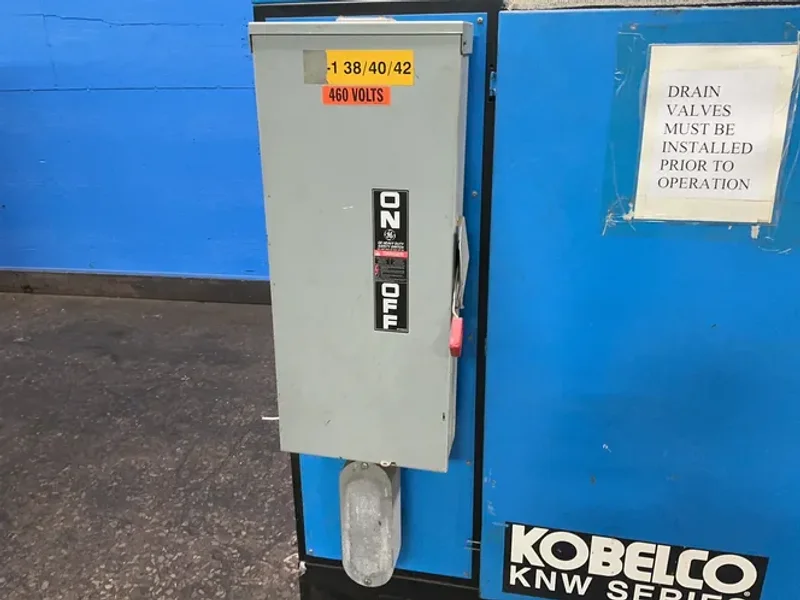 Kobelco 100 Hp Rotary Screw Air Compressor  -  Knw A1-a/l