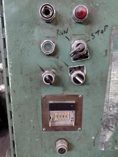 54" X 10 GAUGE DALLAS AIR FEED WITH EDWARDS SHEAR CUT TO LENGTH LINE: STOCK 15968