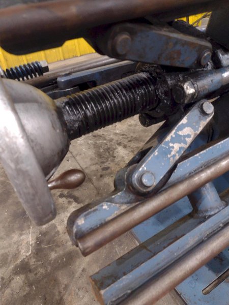 1,600 X 18&quot; CWP MODEL @2RDM MOTORIZED DOUBLE END COIL REEL UNCOILER: YOBRO #24498