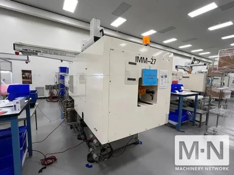 200 TON 13.2 OZ TOYO MODEL TM-200H INJECTION MOLDING MACHINE MFG 2000