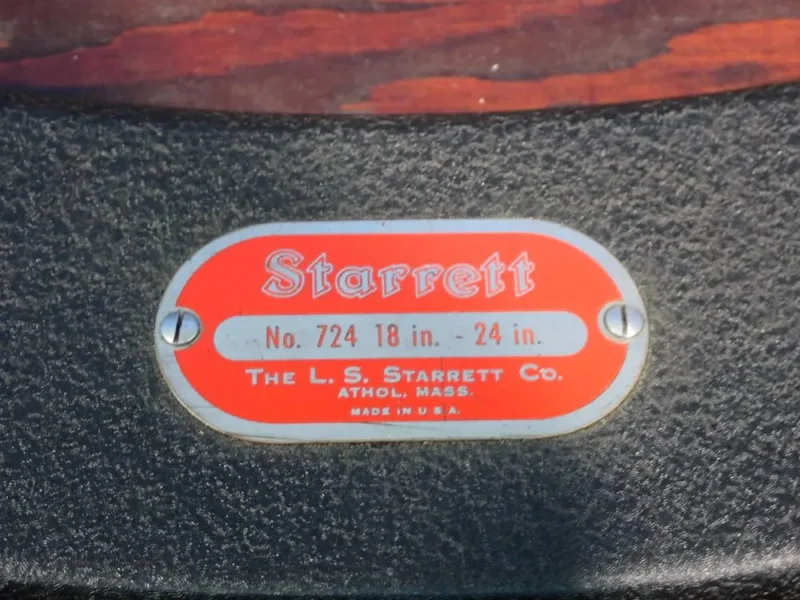 STARRETT 18" - 24" OUTSIDE MICROMETER SET   -  724
