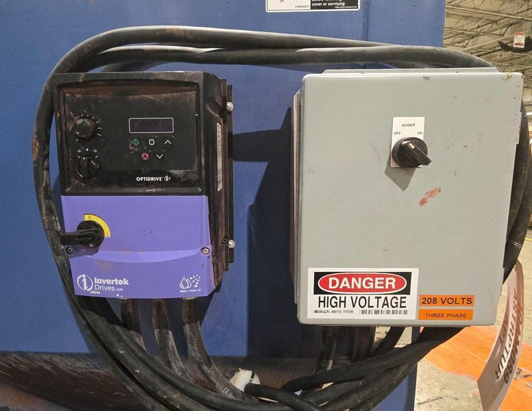 ENSIGN 73X118X90 POWERED HOPPER 208V 3 HP USED