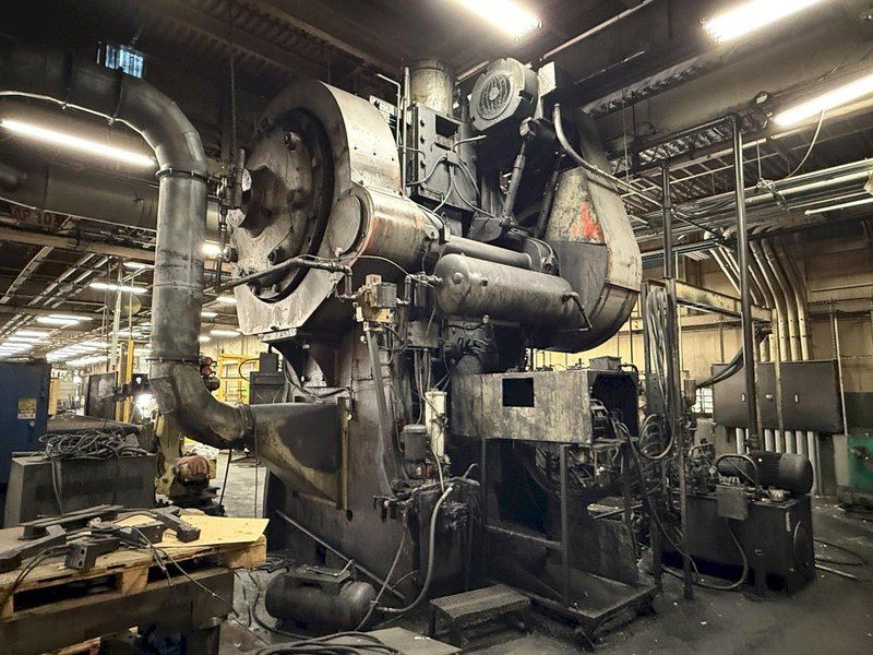 1600 TON AJAX FORGING PRESS, NEW IN 1978, 12" STROKE: YOBRO #24242