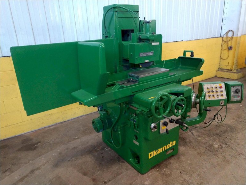 8&quot; x 20&quot;OKAMOTO MODEL #820A AUTOMATIC HORIZONTAL SURFACE GRINDER: STOCK #13525